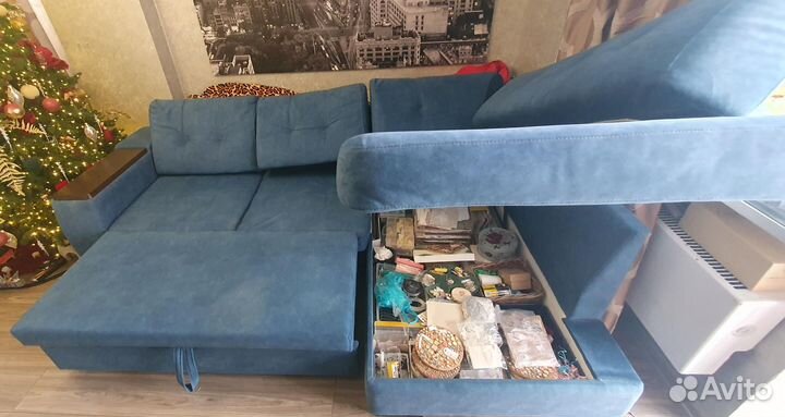 Угловой диван бу
