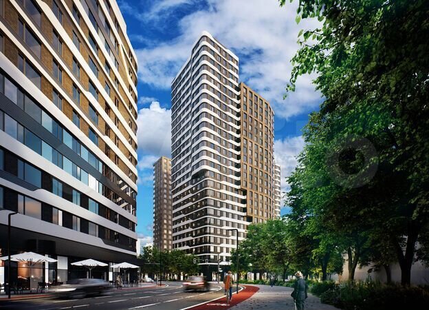 Апартаменты-студия, 41,7 м², 1/11 эт.