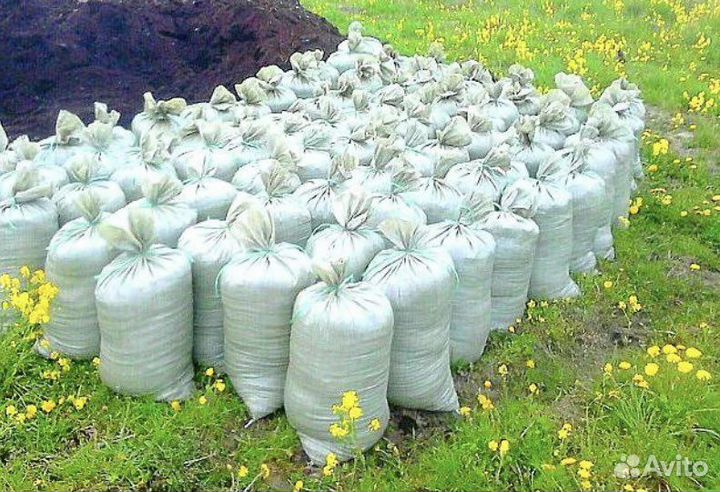 Перегной в мешках