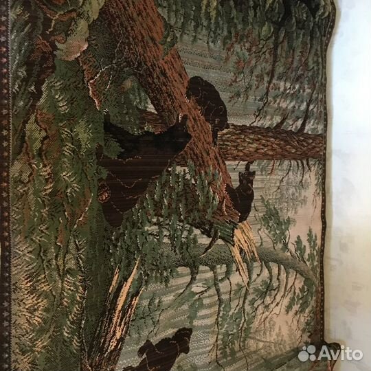 Ковер на стену гдр «Утро в сосновом лесу» Шишкин