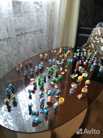 Игрушки из киндер сюрприза 90х