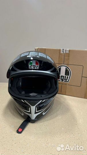 Мотошлем AGV K-5 XL. 2 визора