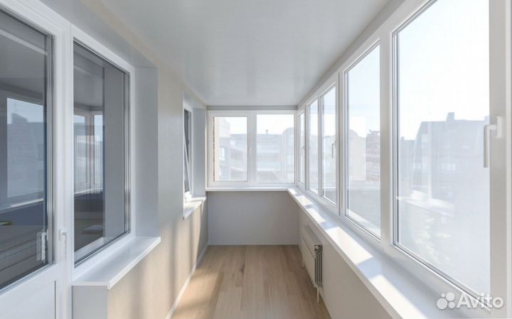 Остекление балконов