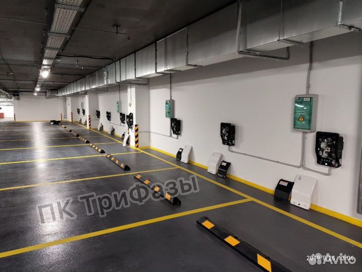 Установка зарядных станций для электромобилей