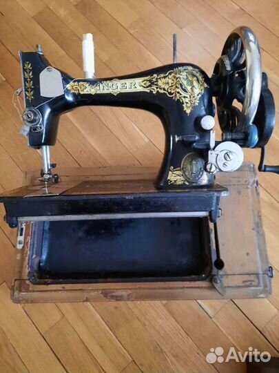 Швейная машинка зингер ручная XIX век рабочая