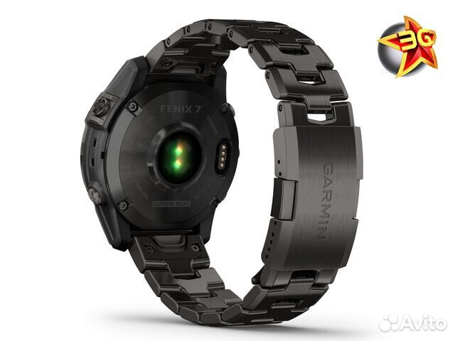 Часы Garmin Fenix 7 Sapphire Solar Titanium Grey 0 Новый