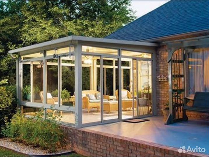 Остекление беседки