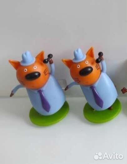 Игрушки Три кота из шоколадных яиц Chupa Chups