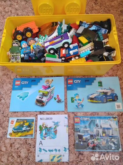 Lego оригинал россыпью, с инструкциями