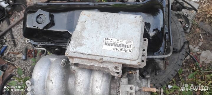 Двигатель Ваз 21214 с косой и блоком управления