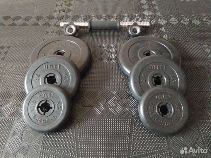 Гантель 19 кг