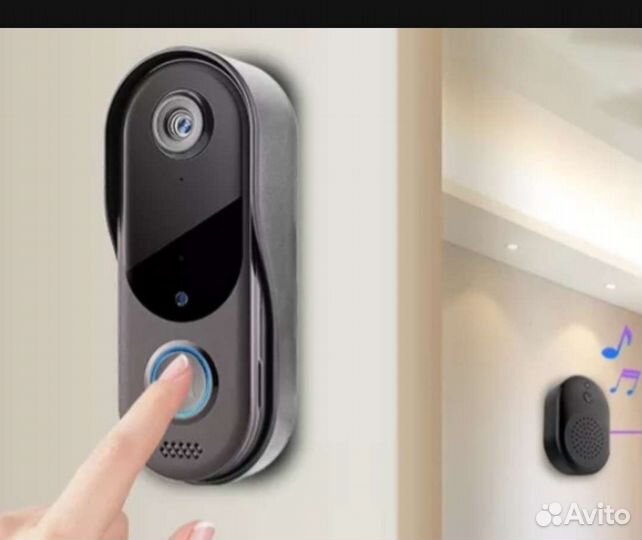 Умный звонок с камерой новый wi fi влагостойкий