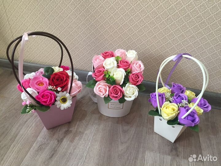 Букет из мыла