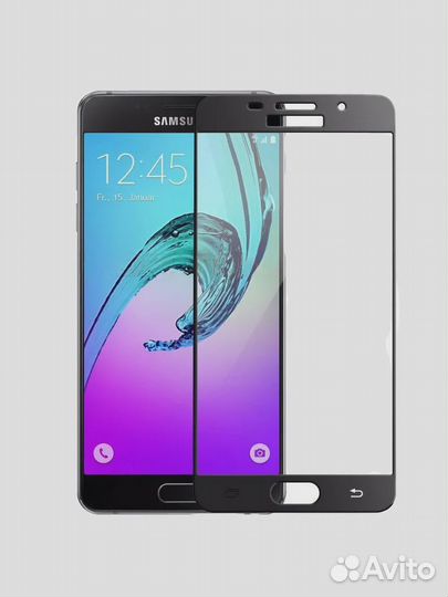 Защитное стекло 5D с полной проклейкой на Samsung