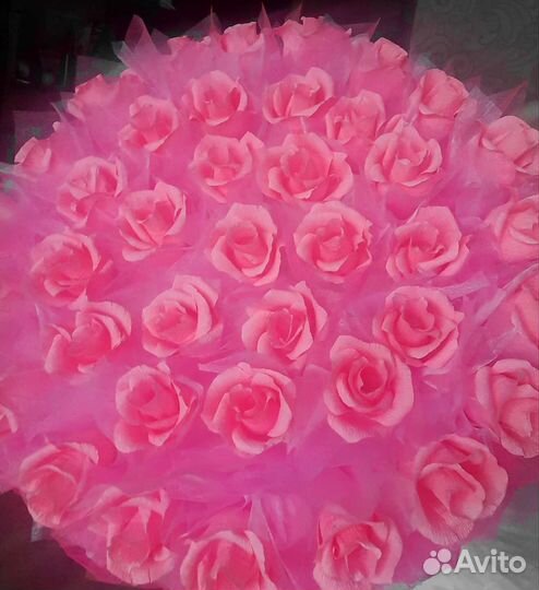 Букет роз (для конфет)