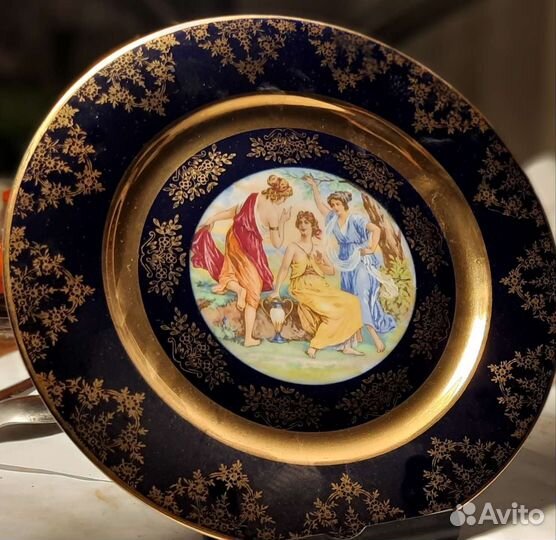 Тарелка Мадонна Богемия Чехословакия