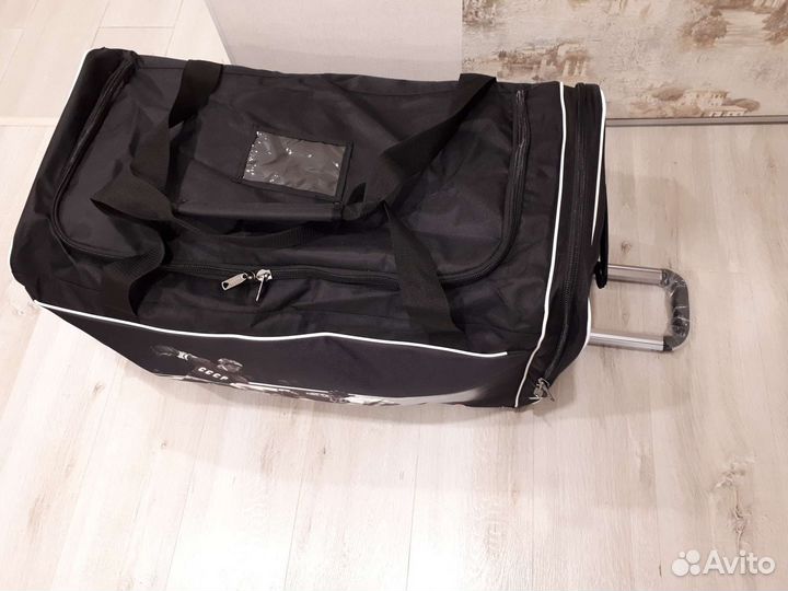 Хоккейный баул 34 черно-белая сублимация