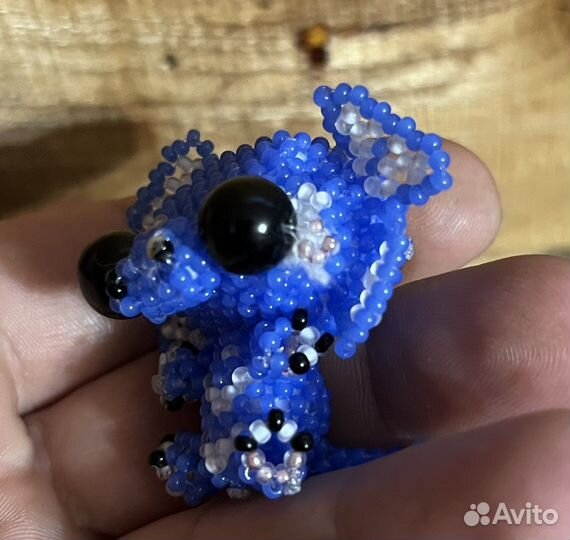 Амигуруми из бисера водяной дракон