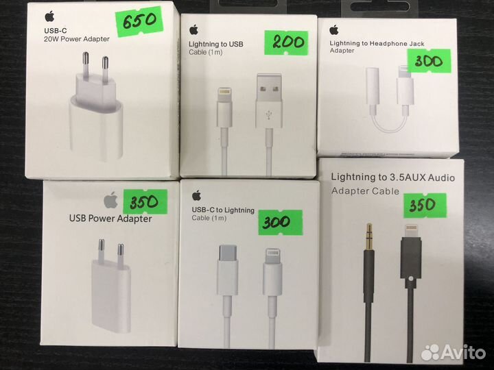 Аксессуары Apple, зарядки, чехлы, переходники