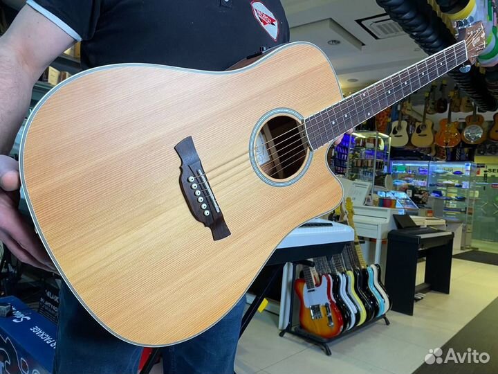 Электроакустическая гитара crafter DE-7/NC + чехол