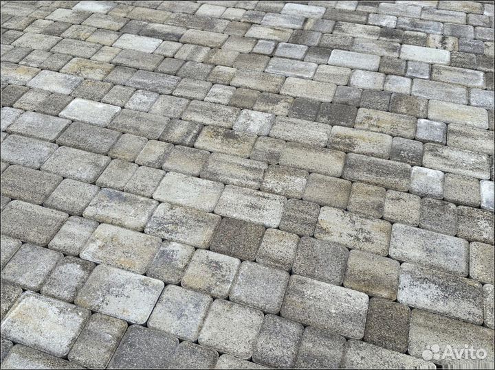 Тротуарная плитка брусчатка от завода