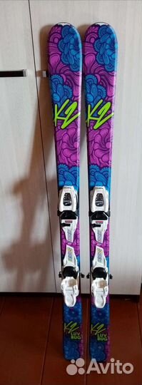 Горные лыжи К2, 124см(120-130)