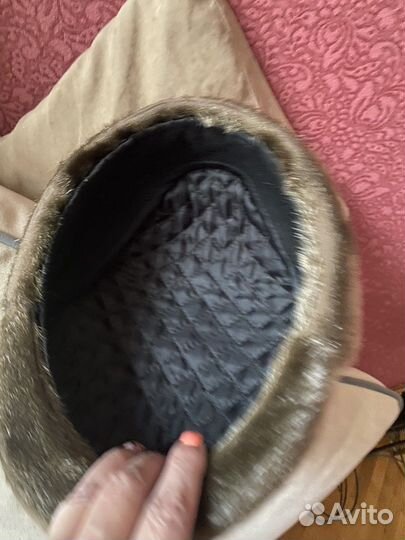 Шапка мужская, мех Нерпа