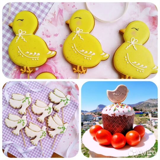 Пряники к Пасхе. Ручная роспись