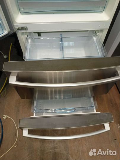 Холодильник haier 2м ноуфрост цвет металл