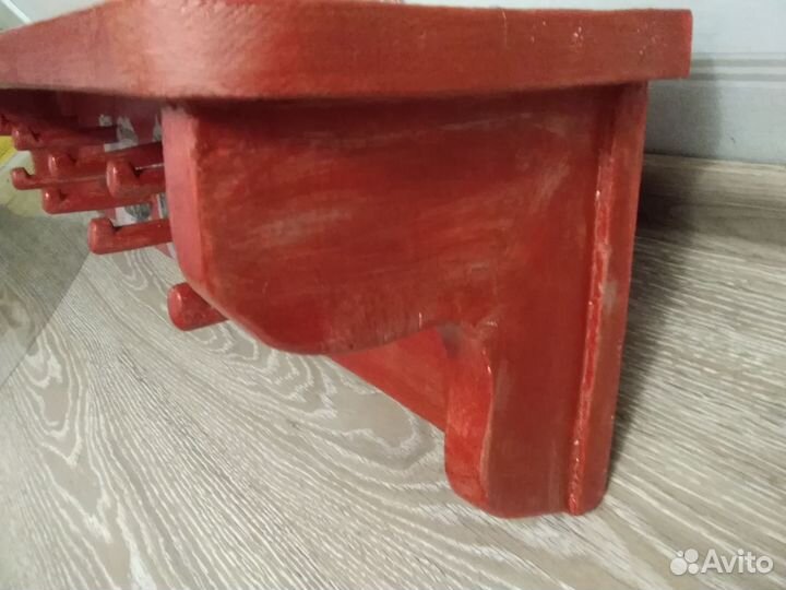 Вешалка старинная вся деревянная, под реставрацию