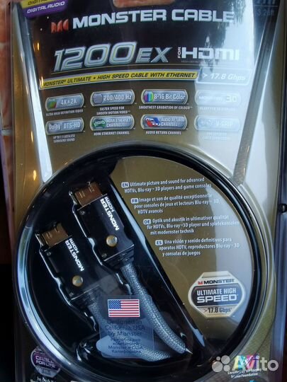 Кабель hdmi monster