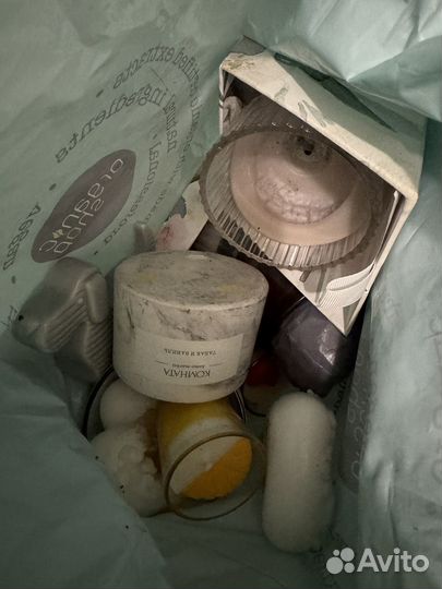 Постельное белье и свечи