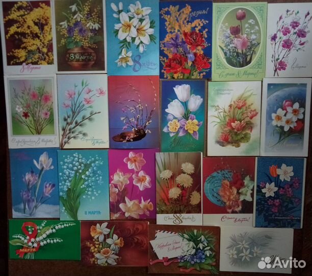 Открытки 8 марта; 9 мая; 23февраля