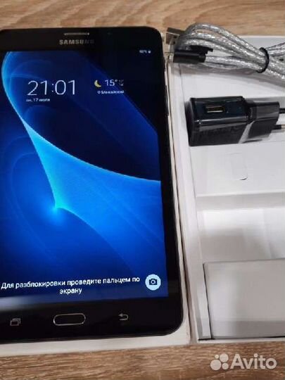 Samsung Galaxy Tab A sm-t285 +З/У +Чехол