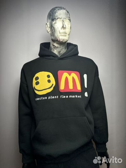 Худи Cactus Jack McDonalds Черное