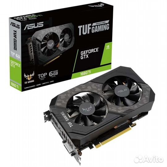 Видеокарта Asus GeForce GTX 1660 Ti 6Gb (NEW)