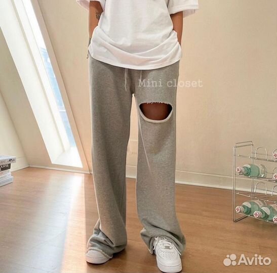 Брюки трубы