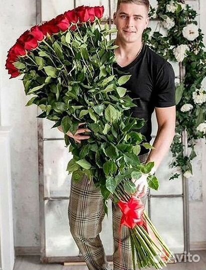 Высокие розы Гигантские розы Доставка цветов