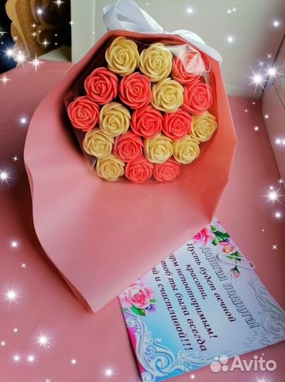 Букет из шоколадных роз