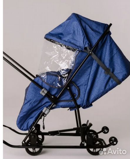 Детские санки коляска galaxy