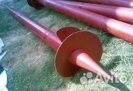 Винтовые сваи толстостенные