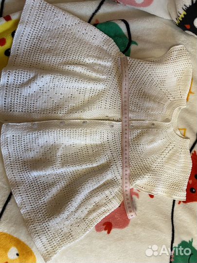 Вязанный жакет для девочки