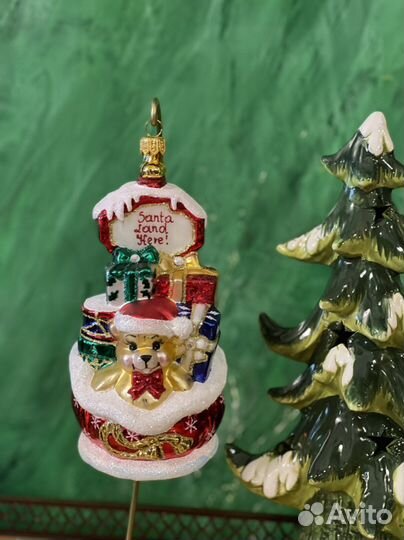 Елочные игрушки, стекло, Польша