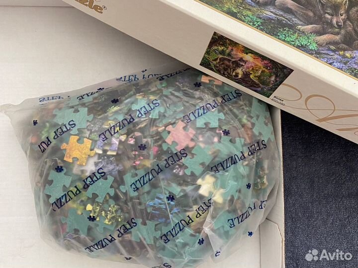 Пазлы 1500 деталей волки