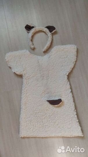 Новогодний костюм овечки (барашка) 2-3 года