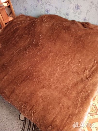 Пледы пушистые евро