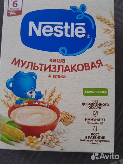 Каша нестле безмолочная