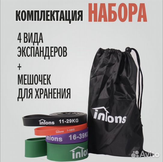 Спортивный инвентарь резинки для фитнеса эспандеры