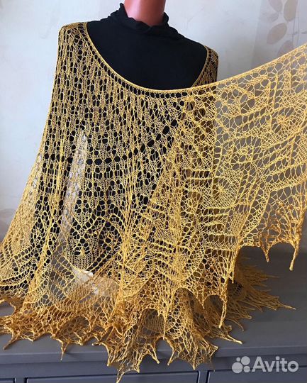 Шаль шелковая