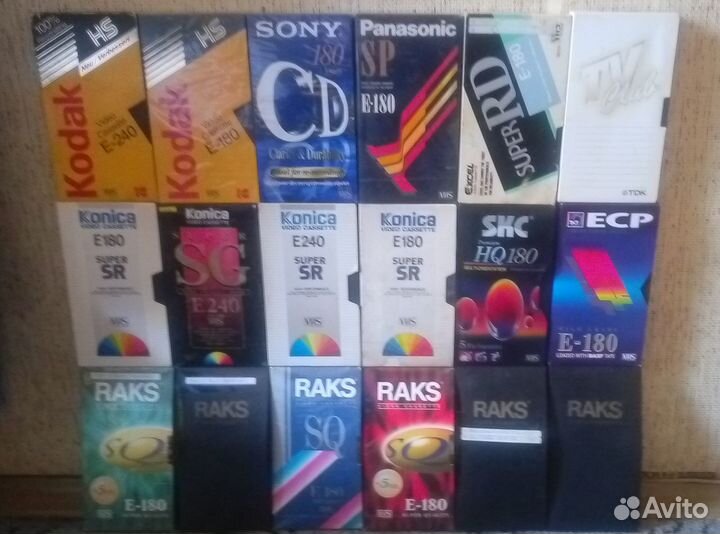 Видеокассеты VHS